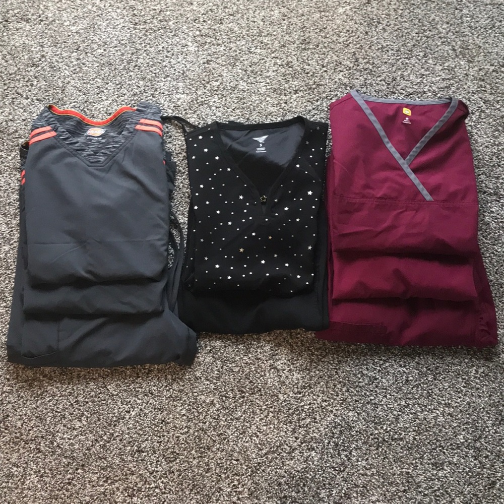 Sz S 4 pair scrub lot-individual pictures included